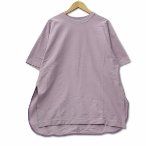 パシオーネ PASSIONE クルーネック 半袖 オーバーサイズ Tシャツ カットソー 38 ピンク