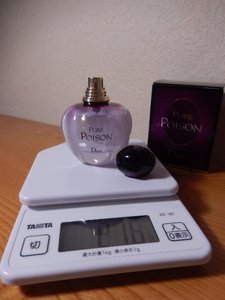 【とてもキレイ】ほぼ満タン 216g(^^ゞ パルファム 50ml「ピュア プアゾン：DIOR PURE POISON」EDP-SP（スプレ） _/_/交渉OK、匿名OK！_/_/