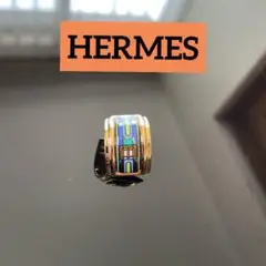 【美品】HERMES　earring エルメスイヤリング　エマイユ　七宝焼