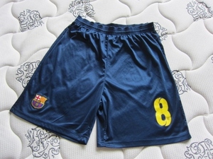 綺麗め FCB FCバルセロナ サッカー ショートパンツ XL キッズ スポーツパンツ 美品 サッカーボトムス 子供サイズXL サッカーウェア 得 特