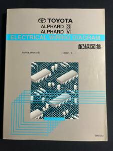 TOYOTA(トヨタ)ALPHARD(アルファード)G・V配線図集 ANH/MNH系(全10系対応)2002-5~ EM0700J』2007年6月最終版