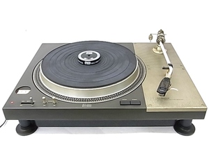 h1234 Technics SL-110 テクニクス　レコードプレーヤー　ターンテーブル　通電OK　ジャンク品