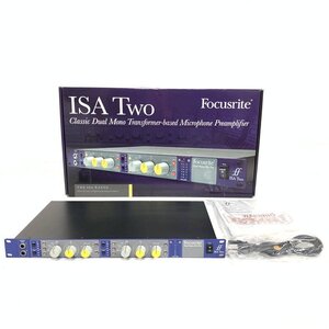 Focusrite フォーカスライト ISA Two 2chマイクプリアンプ　電源コード/元箱/取扱説明書類付き★動作品【TB】