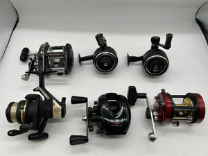 7664-05★リールおまとめ6台/Daiwa ST35/Abu Garcia premier/alpha tackle PRO FIGHTERPF6000/釣具/シマノ 現状品★