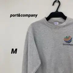 port&company ロゴスウェット　古着