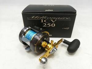 O244-134【動作確認済】Daiwa/ダイワ　ベイトリール　Millionaire/ミリオネア ICV 250【中古品】