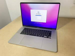 【110】Apple MacBook Pro 16-inch,2019 シルバー Core i7 2.6GHz/32GB/SSD512GB/macOS Monterey