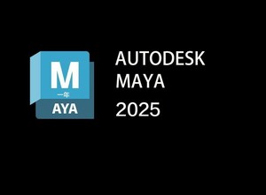 Autodesk Maya 2022～2025 Win64bit ＆ Mac ＆　Linux 3台利用可 1年サブスクリプシ 正規版