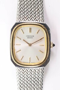 SEIKO セイコーCREDOR クレドール 1400-5880 SS クォーツ 2針 コンビカラー レディース 腕時計 5988-HA