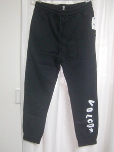 【未使用】★VOLCOM Mens Swet Psnts BLACK sizeS/ボルコム メンズ スエットパンツ ブラック Sサイズ★