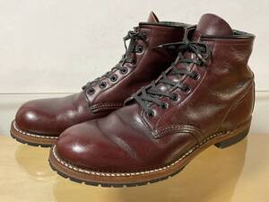 美品 RED WING レッドウイング 9011 BECKMAN ベックマン ブラックチェリー フェザーストーン 9D ハーフソール新品交換済み