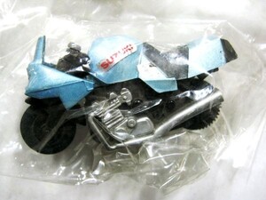 希少　昔の品 チョロバイ チョロＱ バイク SUZUKI 水色 スズキ タカラ #3457