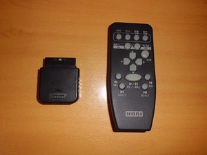 【送料無料】 HORI ホリ PS2 ワイヤレス アダプター DVD/CD REMOTE CONTROLLER リモコン 受信機 セット