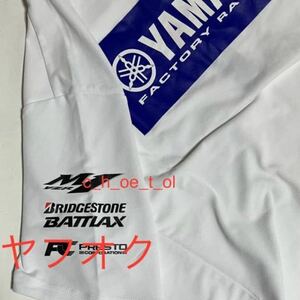 デサント製 正規品 デサント ヤマハ ファクトリー レーシング ポロシャツ DESCENTE YAMAHA FACTORY RACING サイズL YZR-M1