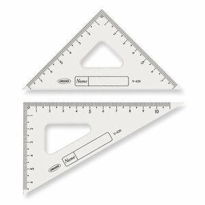 共栄プラスチック GAKUNO 12cmアクリル三角定規