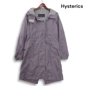 Hysterics ヒステリックス ヒステリックグラマー 秋冬 裏地メッシュ♪ ミリタリー モッズコート Sz.FREE　レディース グレー　K4T02000_B#N