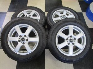 （15000円）スタート BRIDGESTONE GIRO 16インチ 6.5J+38 5H114.3 中古 20年製 スタッドレス BRIDGESTONE BLIZZAK VRX2 205/65R16 中古