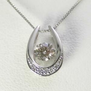 ダイヤモンド ネックレス 一粒 プラチナ 0.2カラット 鑑定書付 0.232ct Dカラー VVS2クラス 3EXカット H&C CGL