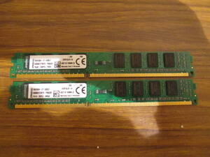 [M-5]良品Kingston メモリ★KVR16LN11/4 [DDR3L PC3-12800 4GB]★片面実装　4GB×2枚 8GB