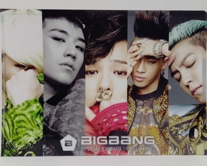 即決★クリアファイル★BIGBANG　5人　団体　GD TOP　テヤン　テソン　スンリ　K-POP　韓国　BIG BANG　G-DRAGON　ジヨン　タプ