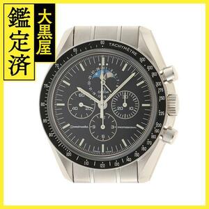 OMEGA　オメガ　スピードマスター プロフェッショナル ムーンフェイズ　3576.50.00　ステンレス　SS　ブラック　メンズ　手巻き【432】