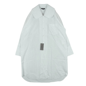 COMME des GARCONS HOMME PLUS コムデギャルソンオムプリュス AD2021 PI-B027 ラウンドカラー 長袖 シャツ XS【美品】【中古】