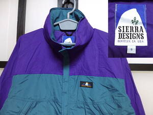 新品 90s シェラデザイン ツートンカラー ナイロン ジャケット / 未使用 90年代 デッドストック SIERRA DESIGNS ビンテージ アウトドア