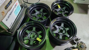 RAYS VOLK TE37V BA 15×9J -5 4-100 4本セット 限定モデル 鍛造ホイール NANBロードスター シビックに