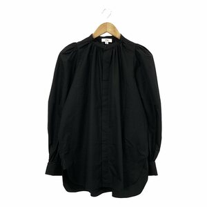 HYKE / ハイク | 2023SS | T/C BALLOON SLEEVE SHIRT ブラウス | 1 | ブラック | レディース