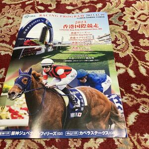 JRAレーシングプログラム2023.12.10(日)香港国際競走、阪神ジュベナイルフィリーズ(G I)、カペラステークス(GⅢ)、知立ステークス