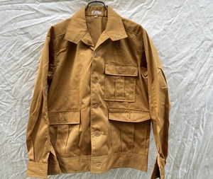 鮮やかな色味 貴重 東京急行電鉄 TOKYU ワーク ブルゾン 作業着 T.K.K. 日本の古い服 JAPAN VINTAGE ジャパンヴィンテージ 60s70s