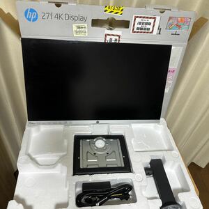 【美品】hp 27型モニター 27f4K Display ヒューレットパッカード ディスプレイ 液晶モニター