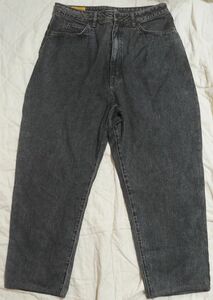 良品 日本製 JEANSEDWIN 6315-99 W36 黒　ワイドパンツ　レア　ジーンズエドウィン