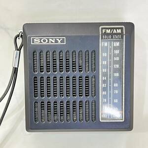 SONY ソニー FM/AM 2バンドラジオ TFM-3710 アンティーク 動作確認品