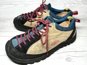 【即決】KEEN メンズ 27cm キーン ジャスパー スニーカー JASPER トレッキングシューズ アウトドア くつ ベージュ 黒 青