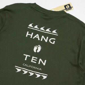 ●送料390円可能商品 ハンテン HANGTEN 新品 メンズ 快適 バックプリント 長袖 ロング Tシャツ ロンT Mサイズ[SN402-YG4-M] 一 三 壱★QWER