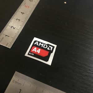 AMD A4 ELITE パソコンエンブレムシール@1871