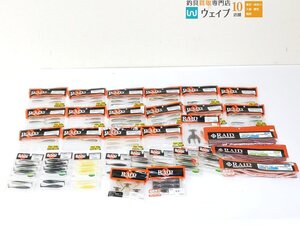 レイドジャパン アジャストレート 12 ファット・2WAY・フルスイング 3.5インチ 他 計30点 中古ワームセット