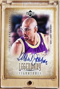 超レア SSP サイン 2001 -02 UD Legendary Signatures KAREEM ABDUL-JABBAR Auto / カリーム アブドゥル ジャバー Autograph NBA