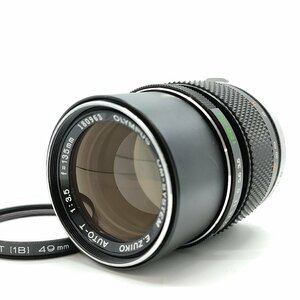 カメラ Olympus E.Zuiko OM-SYSTEM Auto-T 135mm f/3.5 一眼レフ レンズ 現状品 [7784KC]