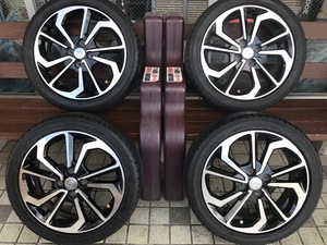 コペンRobe専用デザイン純正アルミ４本セット(美品)＋ダンロップルマン５（165/50R16)タイヤ４本セット　