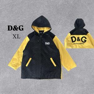 希少 D&G ドルチェ＆ガッバーナ キルティング フリースジャケット XL相当