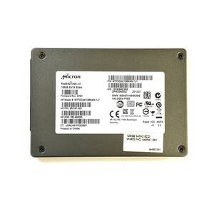 K70130175 Micron SATA 128GB 2.5インチ SSD 1点 使用時間: 534【中古動作品】