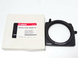 CANON ゼラチンフィルターホルダー Ⅲ キヤノン GELATIN FILTER HOLDER 　送料140円　869　CZ6-3177