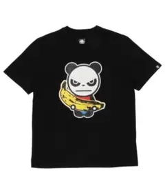 ハイパンダ HIPANDA Tシャツ 限定 黒 ブラック コラボ ロゴTシャツ