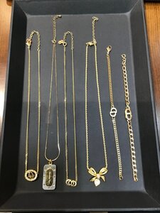 【5YMピュ12015D】1円スタート★Christian Dior★クリスチャン・ディオール★アクセサリー★イミテーション★中古品★現状品★