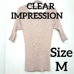 CLEAR　IMPRESSION　クリアインプレッション　トップス　ベージュ