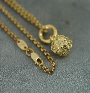 クロムハーツ/ピラミッドボーチャーム/22K/ロールチェーン/インボイス/CHROME HEARTS