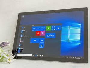 【SIMフリー】Microsoft Surface Pro 5 model:1807『Core i5(7300U) 2.6Ghz/RAM:8GB/SSD:256GB』12.3インチ LTE対応 Win10 動作品※難あり