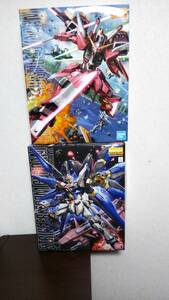 ◆ MG 1/100 ストライクフリーダムガンダム ＆ インフィニットジャスティスガンダム 2体セット 機動戦士ガンダムSEEDデスティニー ガンプラ